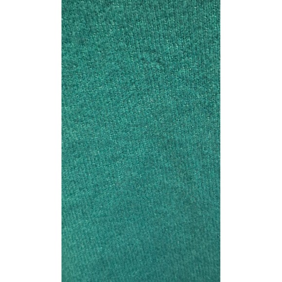 A New Day Womens Ciao Ciao Sequin Graphic Mock Neck Sweater Teal Green XL New - Picture 6 of 11